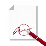 Unterschrift platzieren