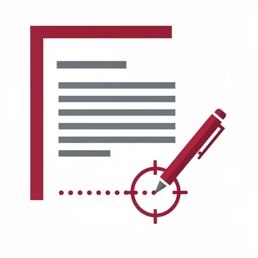 Unterschrift auf Vertrag platzieren